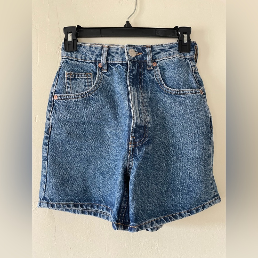Zara High Waisted Denim Shorts NWOT